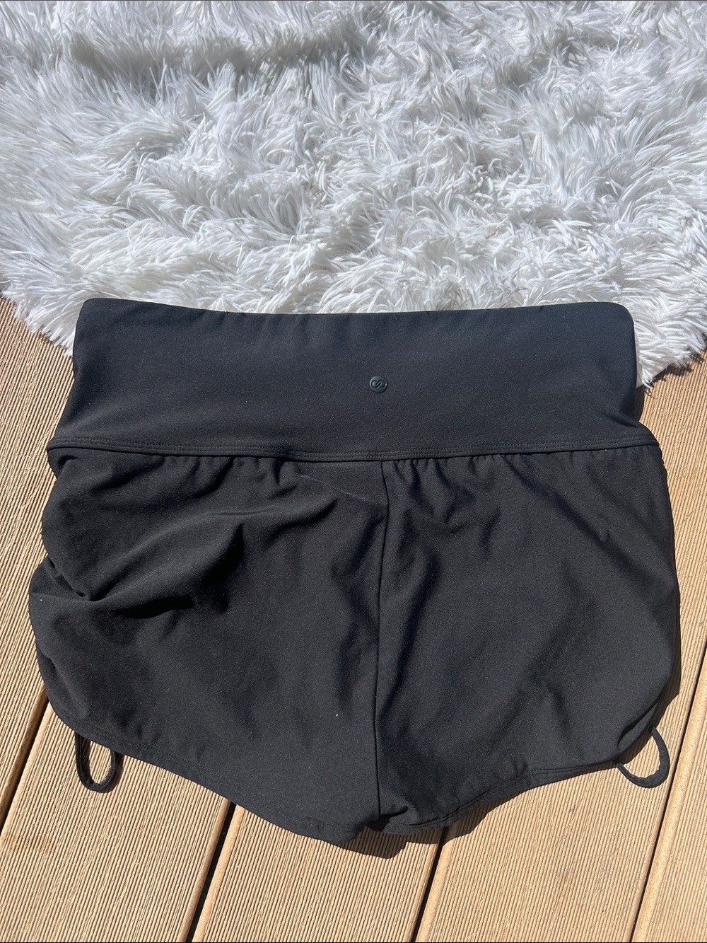 CALIA by Carrie Underwood Black Swim Bikini Bottoms with Ruching Size Medium - Picture 11 of 13